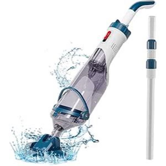 rechargeable pool vacuum pole