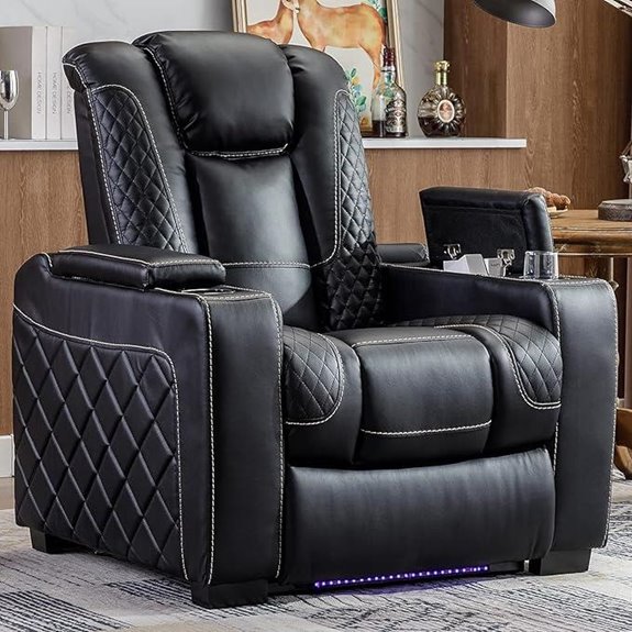 15 Best Home Theater Seating Options for the Ultimate Movie Night Experience 7 CANMOV Power Recliner Chair with USB & Storage