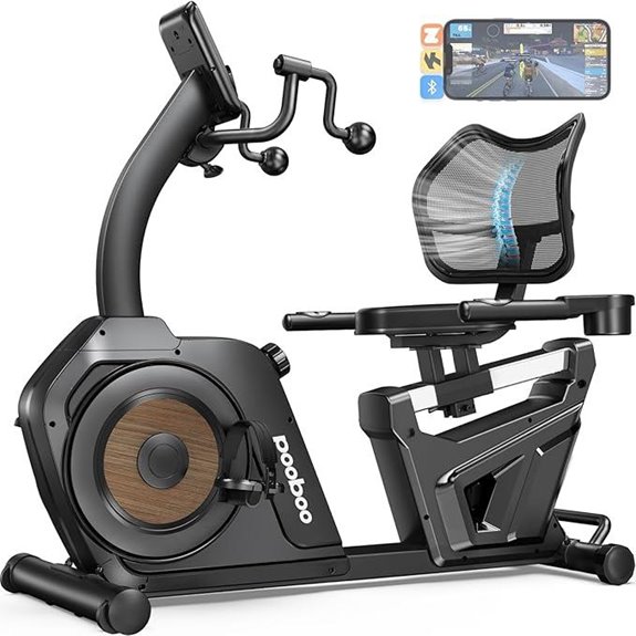 recumbent bike with app