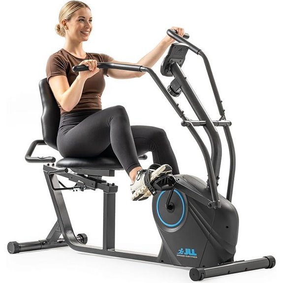 15 Best Indoor Cycle Trainers for Your Home Gym in 2026: Top Picks and Reviews 4 JLL Recumbent Exercise Bike with Resistance & App