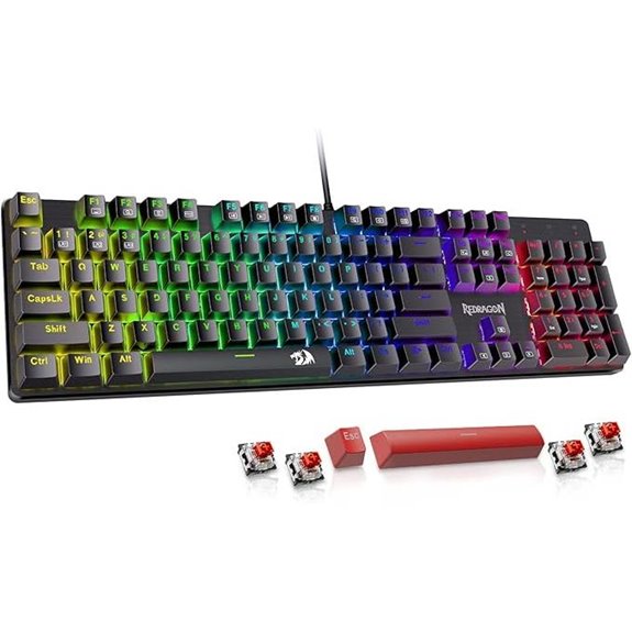 15 Best Premium Mechanical Keyboards of 2026 for Ultimate Typing Experience 17 Redragon Wired Mechanical Gaming Keyboard
