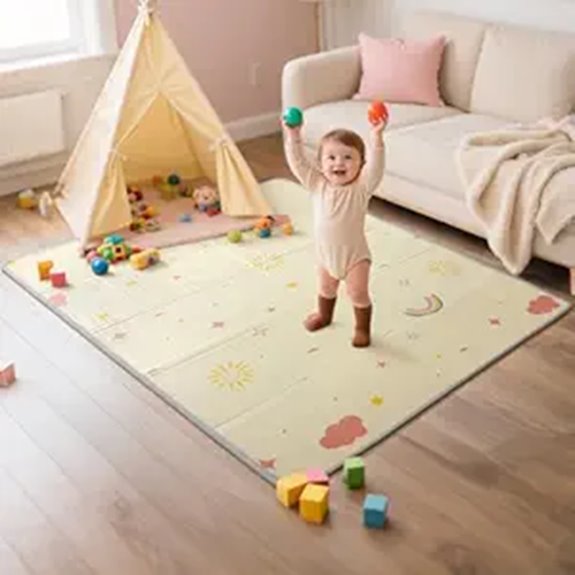 15 Best Foldable Playmats That Combine Convenience and Comfort 17 Mallify Reversible Baby Play Mat with Edge Reinforcement