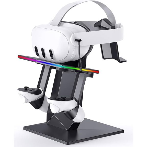 Meta Quest 3/2/Pro RGB Charging Dock with Lights