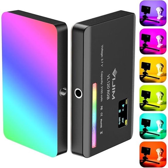 15 Best LED Video Lights for Filmmaking in 2026 9 VIJIM VL120 RGB LED Video Light Panel