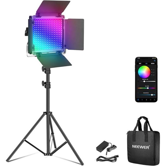 15 Best LED Panel Lights for Video Production in 2026 7 NEEWER RGB LED Video Light Kit with Tripod
