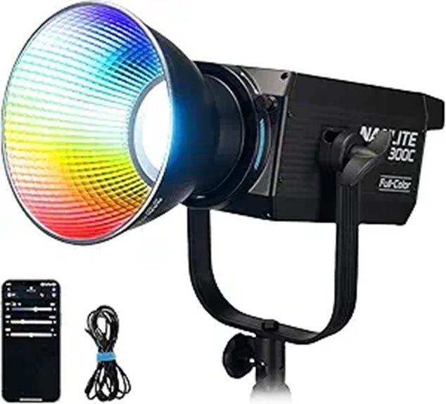 NANLITE FS-300C RGB Studio Light with APP Control