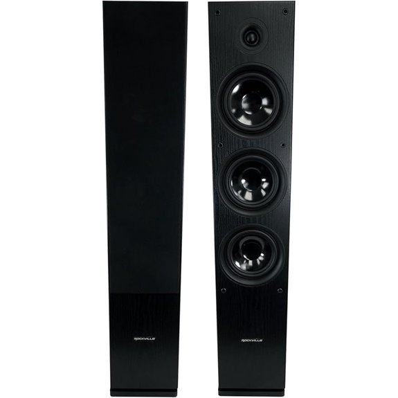 15 Best Floorstanding Speakers That Will Fill Your Room With Rich Sound 13 Rockville RockTower 68B 6.5