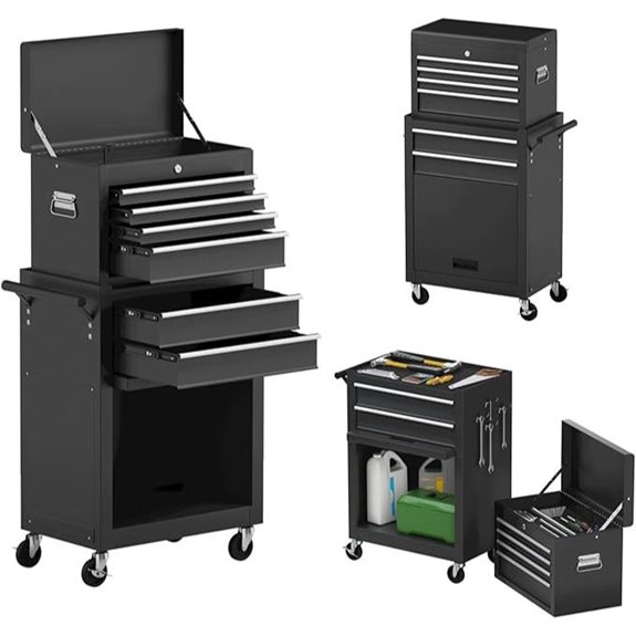15 Best Rolling Tool Chests With Drawers for Every Garage and Workshop 6 Goplus Rolling Tool Chest with Locking Wheels