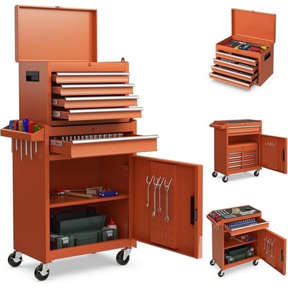 Goplus Rolling Tool Chest with 5 Drawers