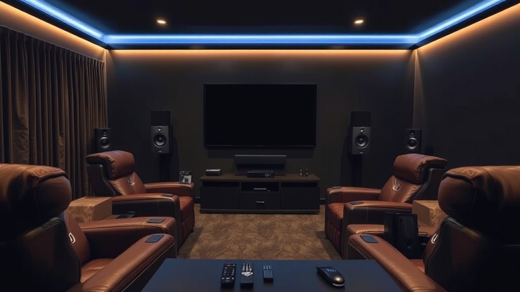 room size speaker setup