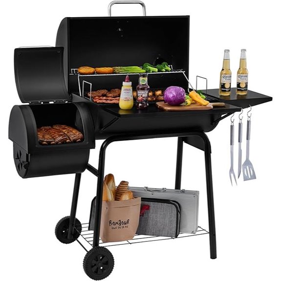 15 Best Premium Smoker Grills for Expert-Level Smoking in 2026 4 Royal Gourmet Charcoal Grill & Offset Smoker