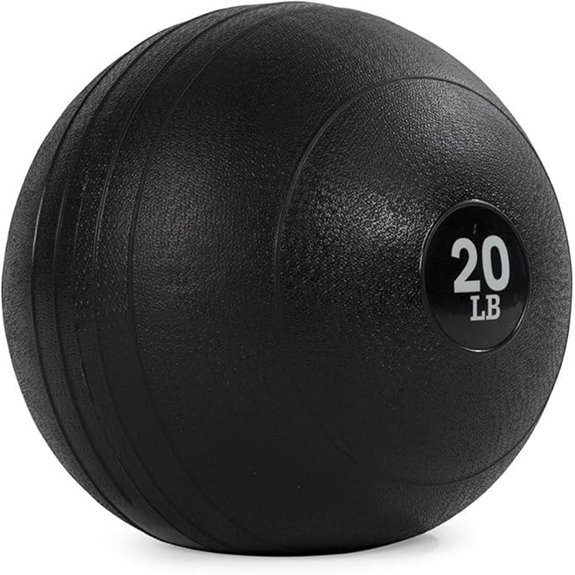 Titan Fitness Rubber Slam Ball for Full Body Workouts