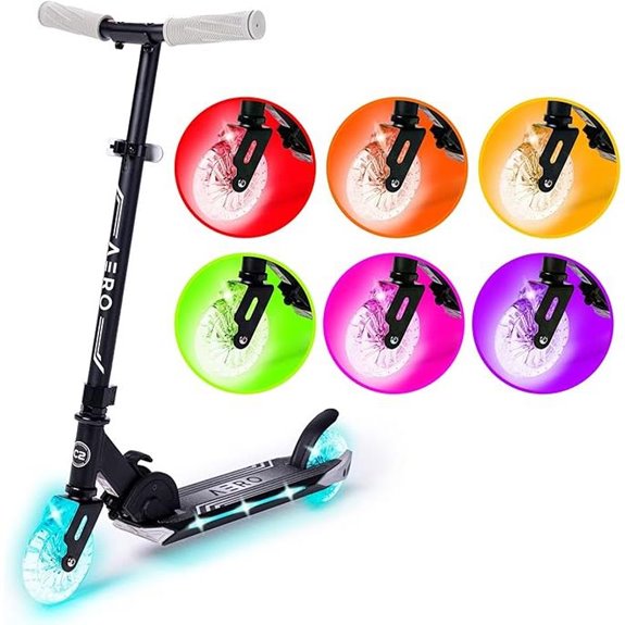 15 Best Premium Kids’ Scooters That Combine Style and Safety 14 Aero Kids Scooter with Lights & Adjustable Height