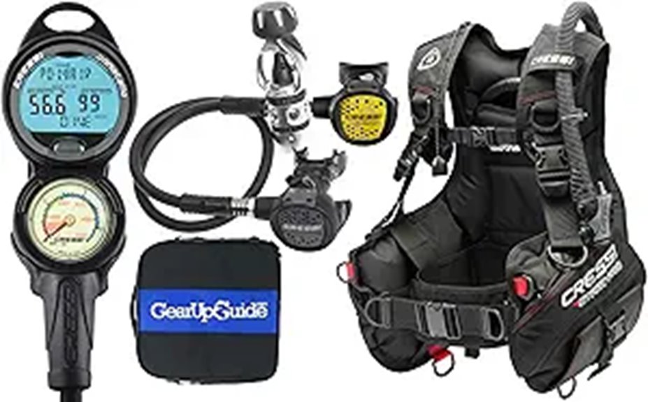 scuba gear with computer