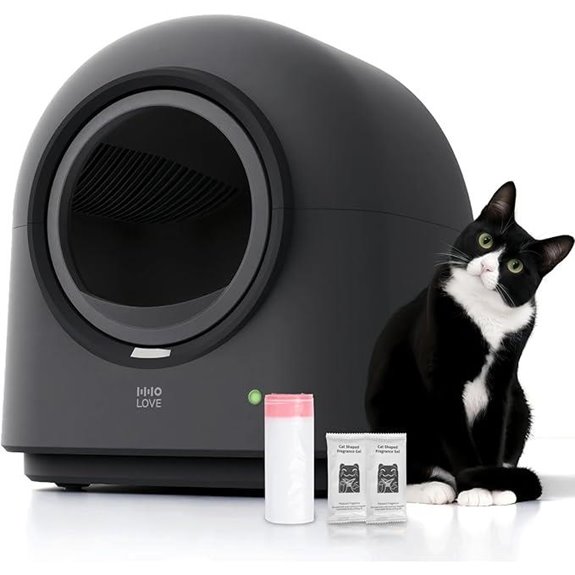 self cleaning cat litter box