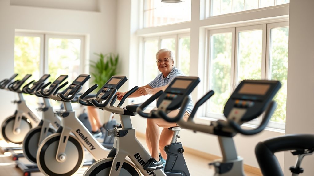 senior friendly exercise bike options