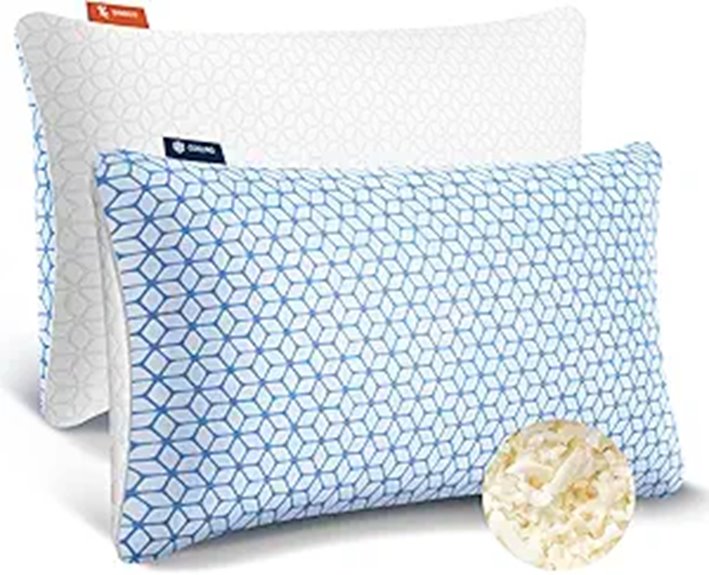 15 Best Premium Memory Foam Pillows for Ultimate Comfort in 2026 14 Shredded Memory Foam Pillows Set of 2 King Size