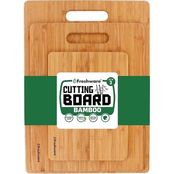 15 Best Knife-Friendly Cutting Boards for 2026 5 Bamboo Cutting Boards Set of 3 with Handles
