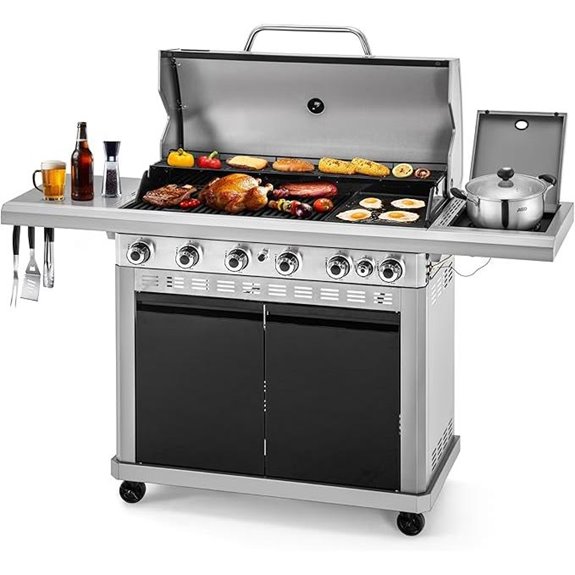15 Best Propane Gas Grills for Your Outdoor Kitchen in 2026—Expert Picks and Reviews 10 MFSTUDIO 7-Burner Gas Grill with Side Burner