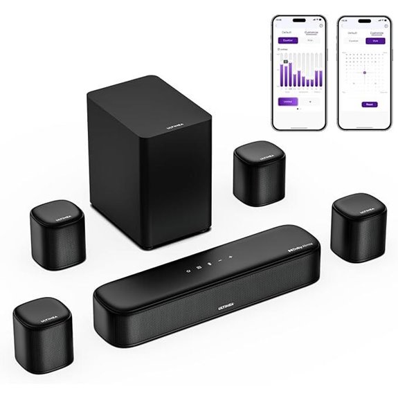 8 Best Surround Sound Systems for Home Studios in 2026 10 ULTIMEA 7.1ch Dolby Atmos Sound Bar with Subwoofer