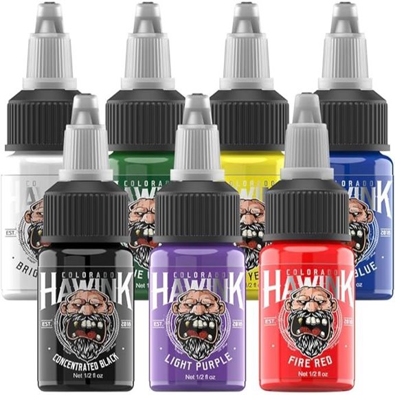 HAWINK Tattoo Ink Set 7 Colors Pigment Kit