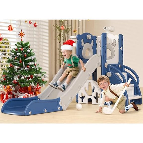 XJD 7-in-1 Toddler Indoor Slide & Playset