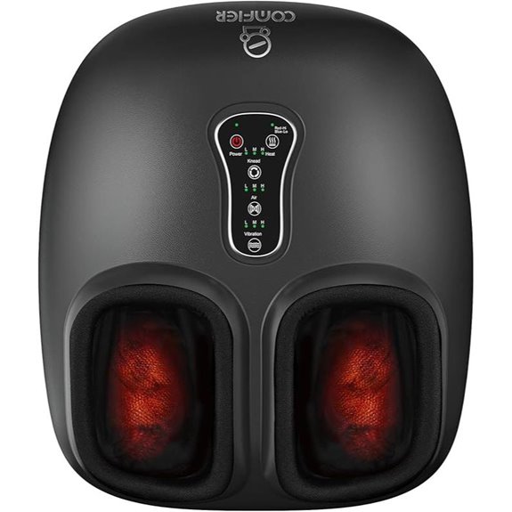 COMFIER Shiatsu Foot Massager with Heat & Vibration