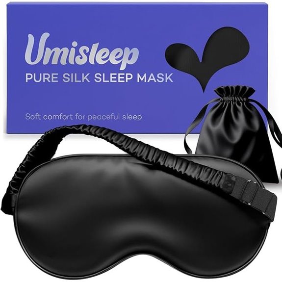 15 Best Silk Sleep Masks for Ultimate Comfort and Better Sleep 7 Umisleep Silk Sleep Mask for Women & Men