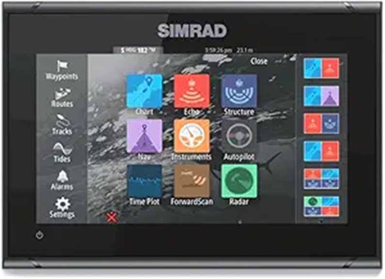 simrad fish finder transducer