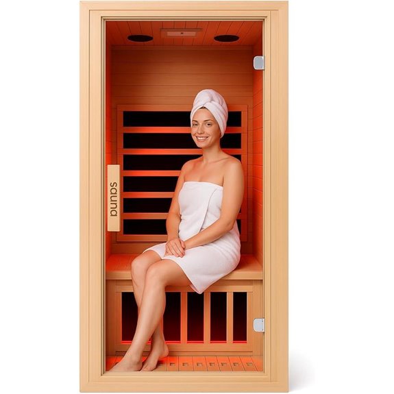 single person infrared sauna