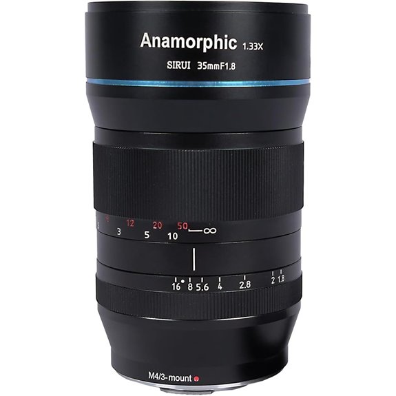 13 Best Cinema Lenses for Filmmaking in 2026 4 SIRUI 35mm F1.8 1.33X S35 Anamorphic Lens
