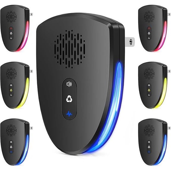 Ultrasonic Pest Repeller 6 Pack with Multi-Mode Control