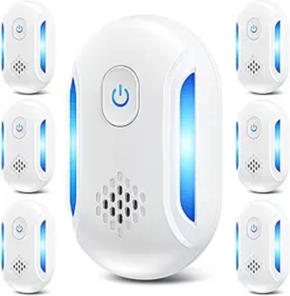 Upgraded Ultrasonic Indoor Pest Repeller (6 Pack)