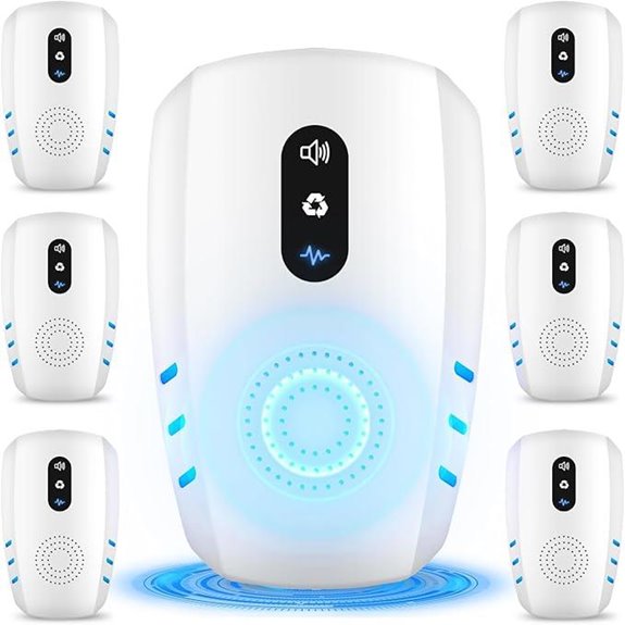 Ultrasonic Pest Repellent Plug-in 6 Pack
