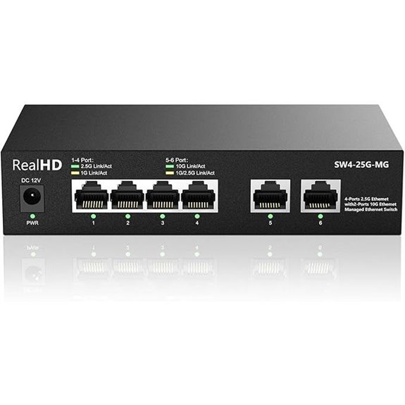 6-Port 10Gb Ethernet Network Switch