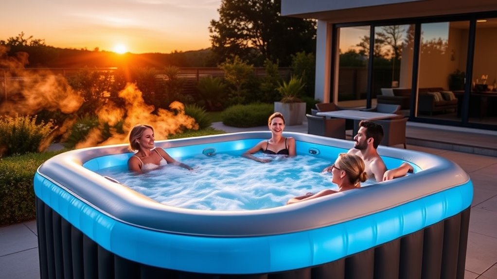 7 Best Inflatable Hot Tubs for 6 People in 2026: Perfect Relaxation for Family and Friends 17 size efficiency features comfort