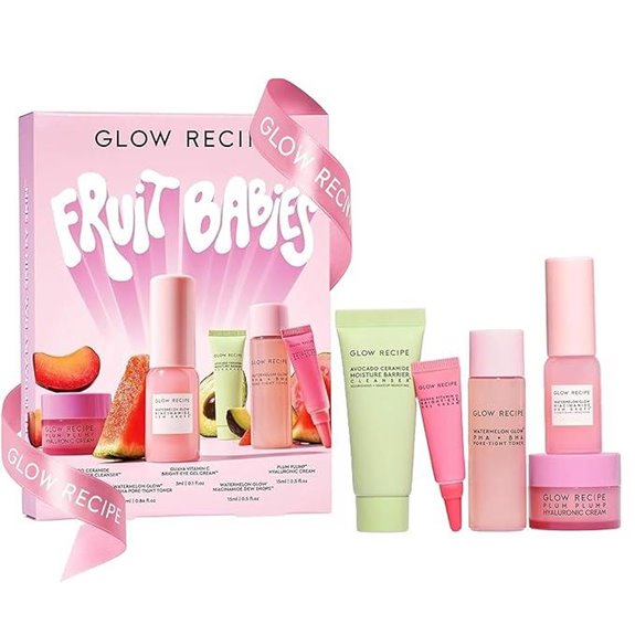 15 Best Premium Skincare Sets That Deliver Luxurious Results in 2026 3 Glow Recipe Fruit Babies Skincare Kit (5 Items)