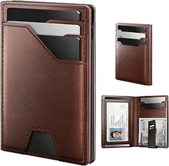 Typecase Leather Wallet for Men RFID Blocking Slim