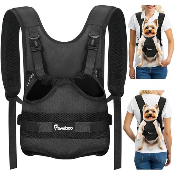 Pawaboo Dog Front Carrier Backpack for Small Dogs