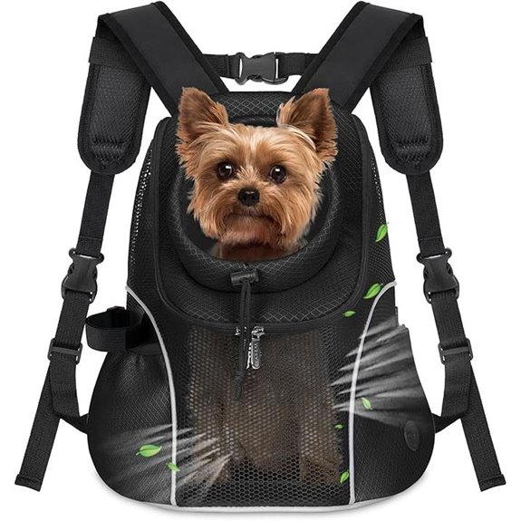 WOYYHO Small Dog Carrier Backpack for Travel and Outdoors