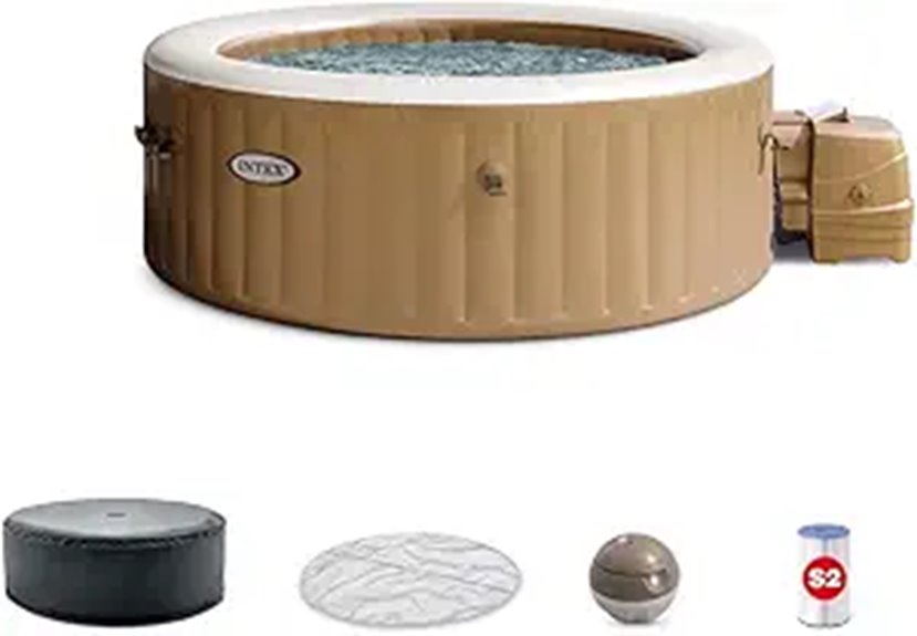 INTEX PureSpa Bubble Massage Hot Tub (4-Person)