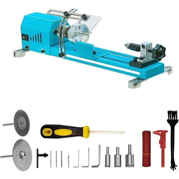 7 Best Mini Lathe Wood Machines for Small-Scale Crafting in 2026 5 Mini Wood Lathe Machine with Accessories