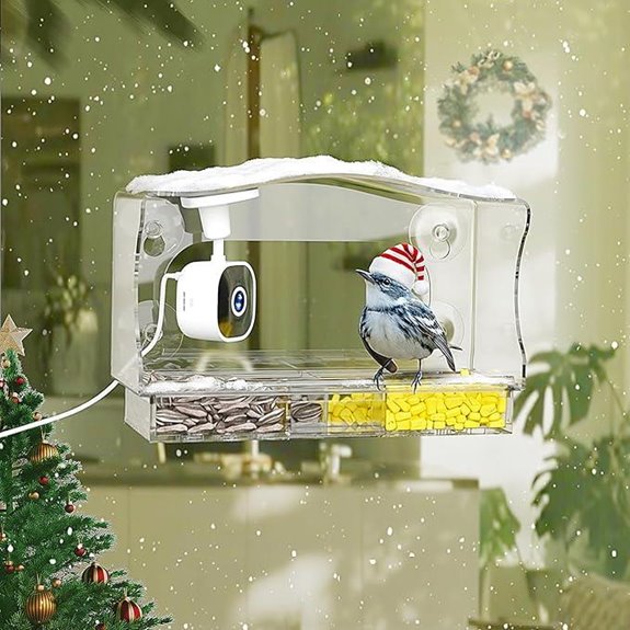15 Best Premium Bird Feeders That Attract a Spectrum of Feathered Visitors 6 Freesason Smart Bird Feeder with Camera & AI