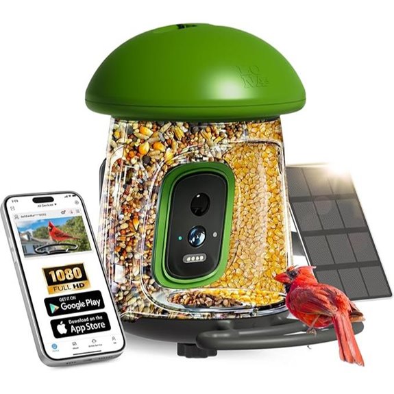 15 Best Premium Bird Feeders That Attract a Spectrum of Feathered Visitors 3 LONA Smart Bird Feeder with Camera and AI Identification