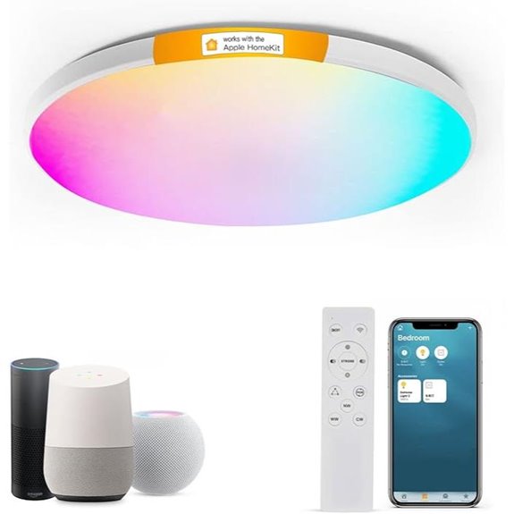 7 Best Smart Lighting Systems for Whole House Automation in 2026 8 Smart Ceiling Light with HomeKit Alexa Google