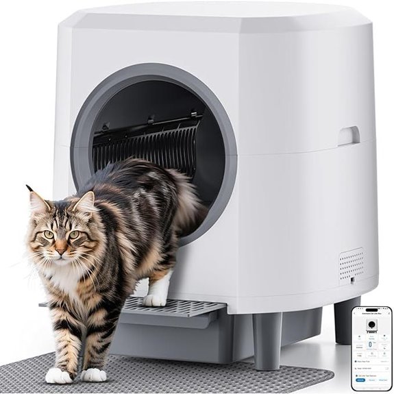 10 Best Automatic Cat Litter Boxes That Make Cleaning a Breeze 8 Automatic Self-Cleaning Litter Box with App & Odor Control