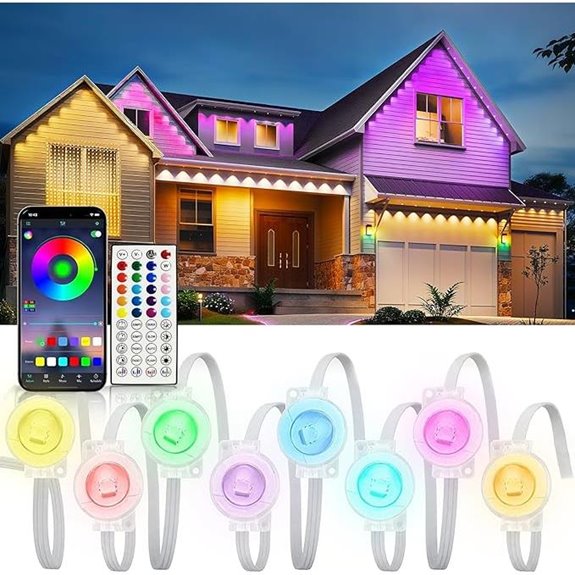 7 Best Smart Lighting Systems for Whole House Automation in 2026 9 RGB Outdoor LED Lights with App Remote Voice Control