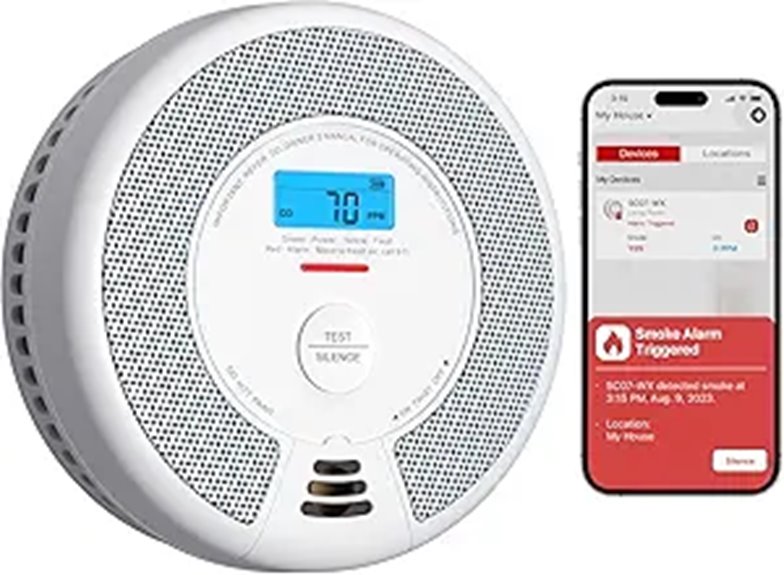 X-Sense Smoke & CO Detector with App Alerts