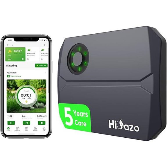 Smart WiFi Sprinkler Controller with App 4 Zones