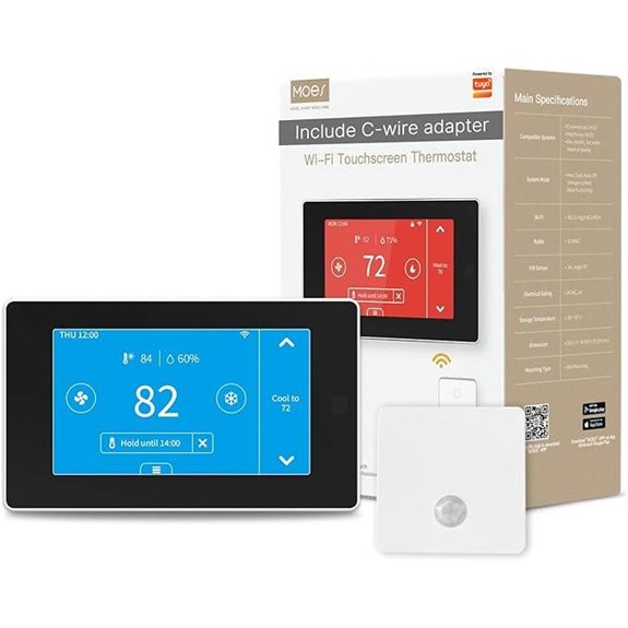 MoesGo WiFi Smart Thermostat with Remote Sensor